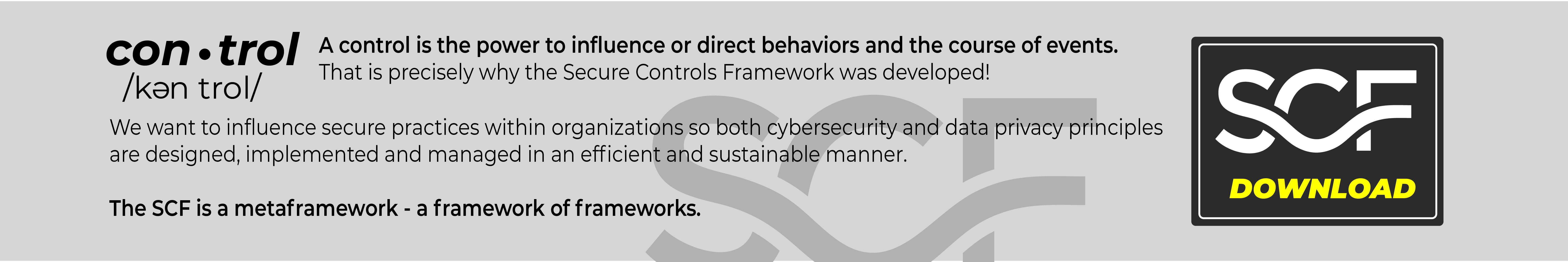 Secure Controls Framework SCF Download